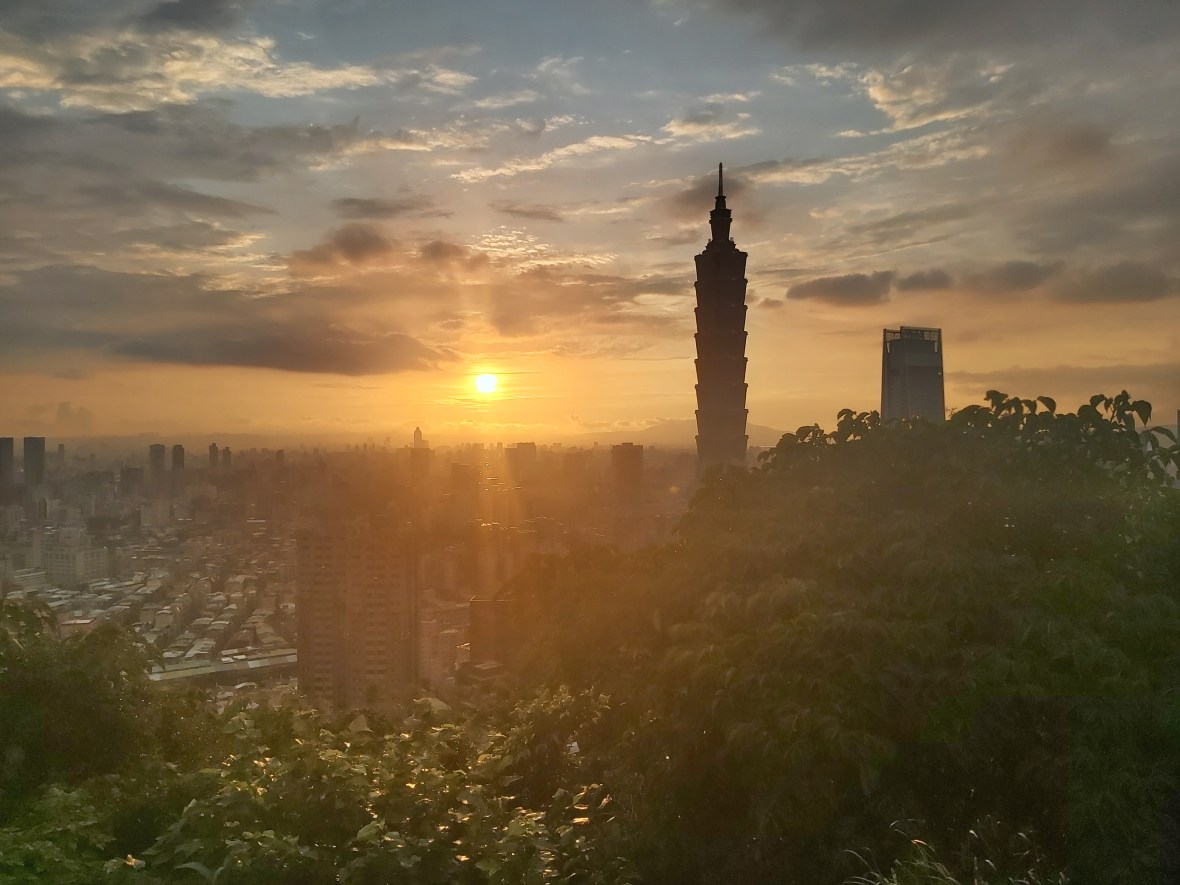 elephant mountain sunset