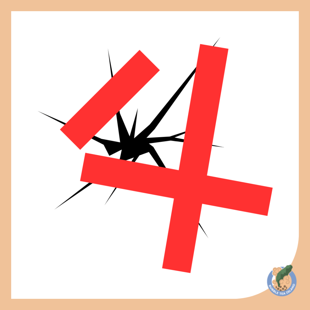 The Unlucky Number Four